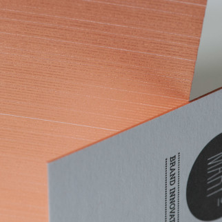 Letterpress Visitenkarten - Farbschnitt