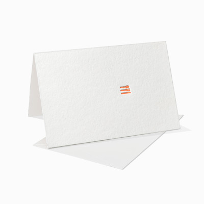 Letterpress Klappkarte / Grußkarte / Karte - Menükarte - Essenseinladung - Einladung Besteck