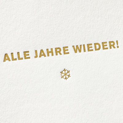 paul-dieter-letterpress_grusskarten_klappkarten_GK00068_alle-jahre-wieder_schnee_schneeflocke_weihnachten_zoom